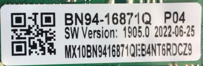 KIT DE TARJETAS PARA TV SAMSUNG / MAIN BN94-16871Q / BN41-02844A-000 / BN97-18264A / BN9416871Q / 16871Q / FUENTE BN44-01110C / BN4401110C / 01110C / PANEL CY-SA055HGLV4H / DISPLAY BN96-53697A / MODELO UN55AU8000FXZA FF05 - Imagen 4